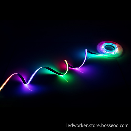 Cob RGB CCT LED Strip 24V RGBIC Waterproof Color LED Strip